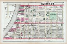Plate F - Wards 7 and 8, Philadelphia 1875 Vol 6 Wards 2 to 20 - 29 - 31